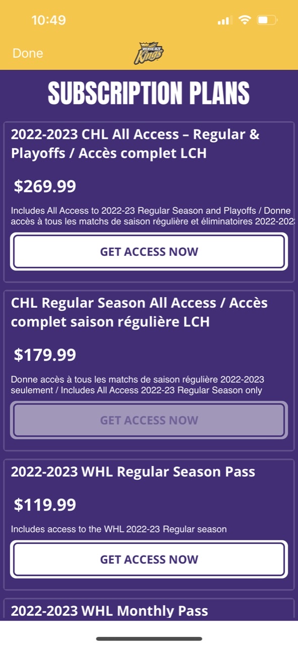 CHL: Official App