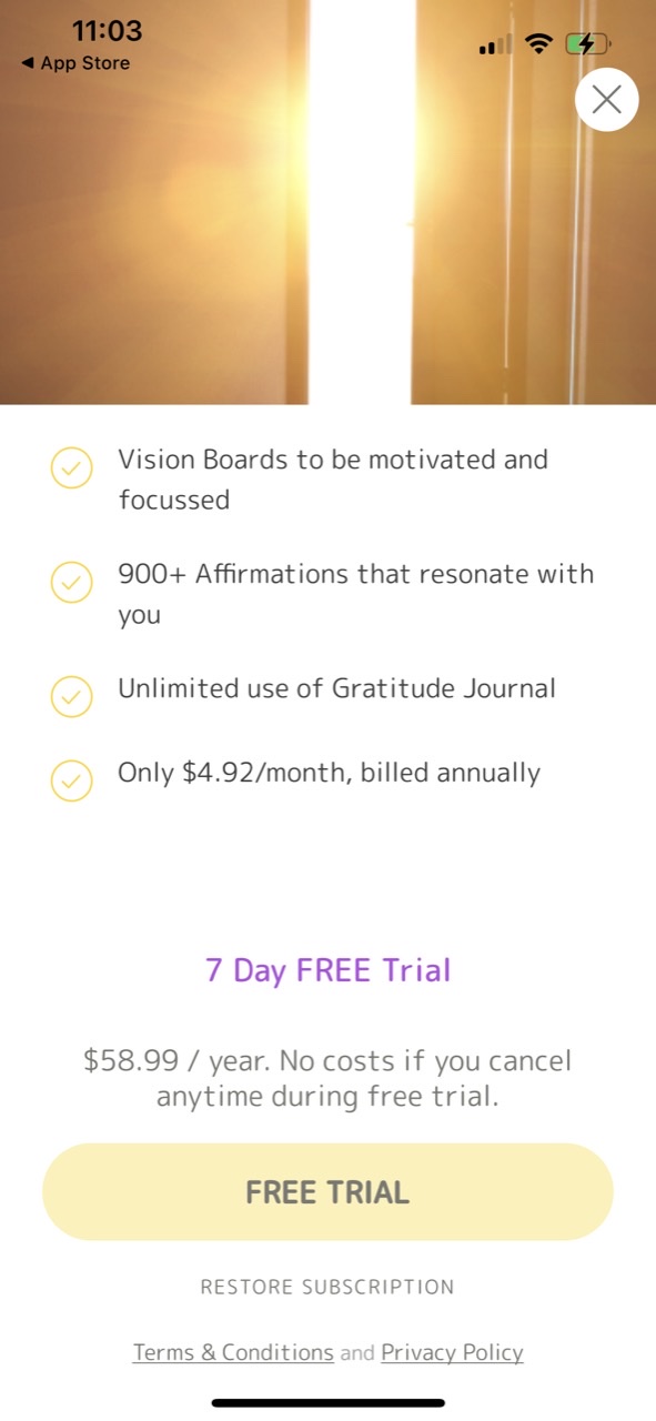 Vision Board Perfectly Happy