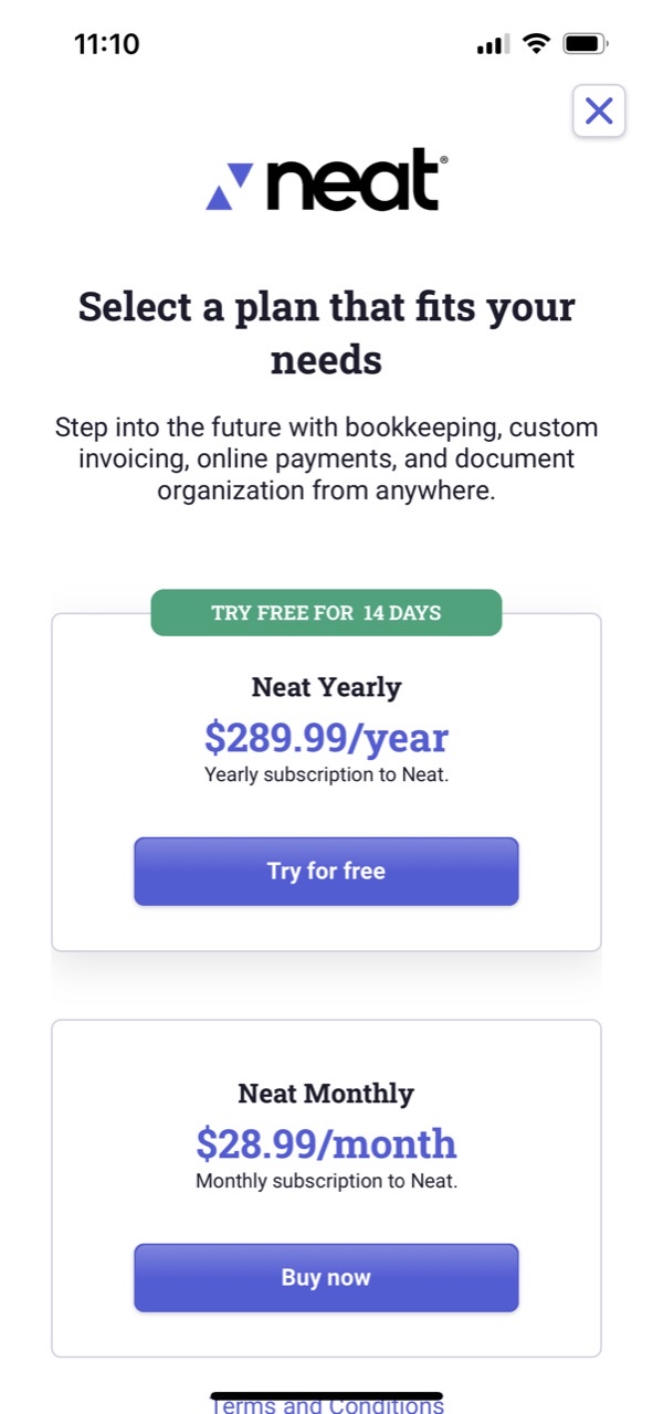 Neat: Receipt Tracker