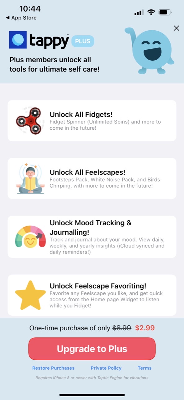 Tappy: Self Care Fidgeter
