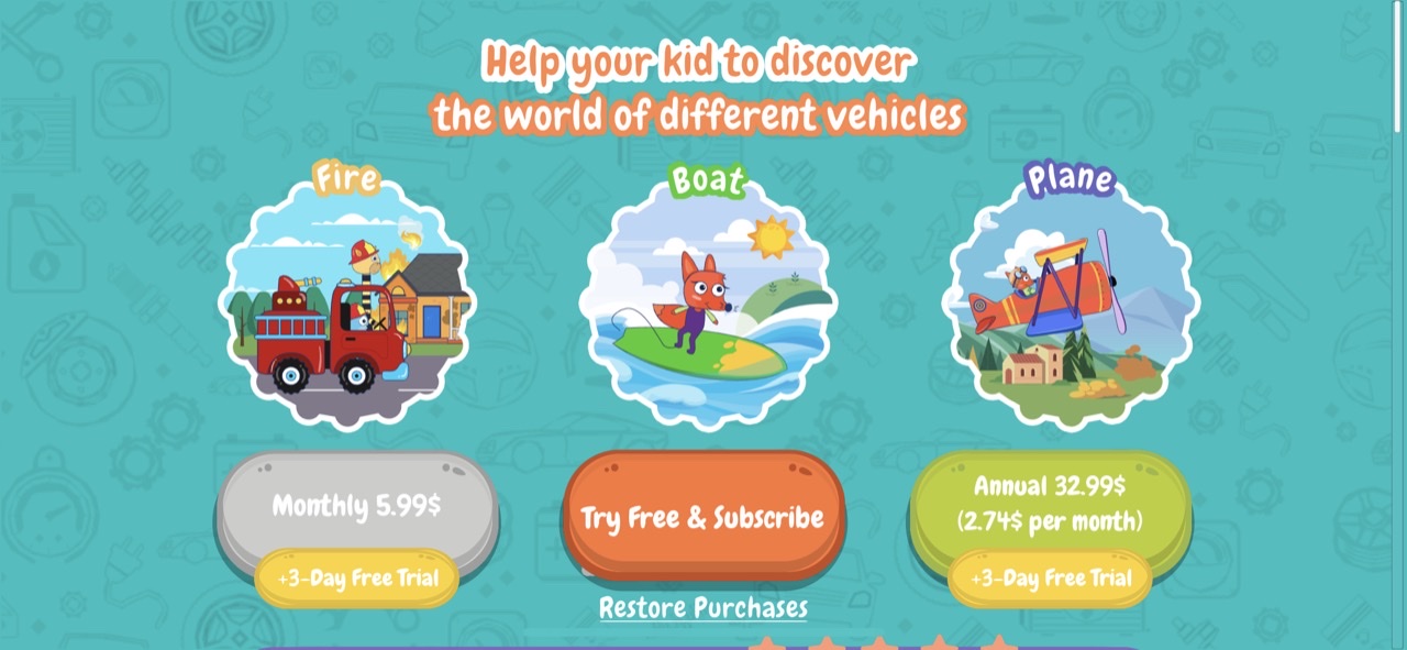 Car Games for Kids! Fun Racing