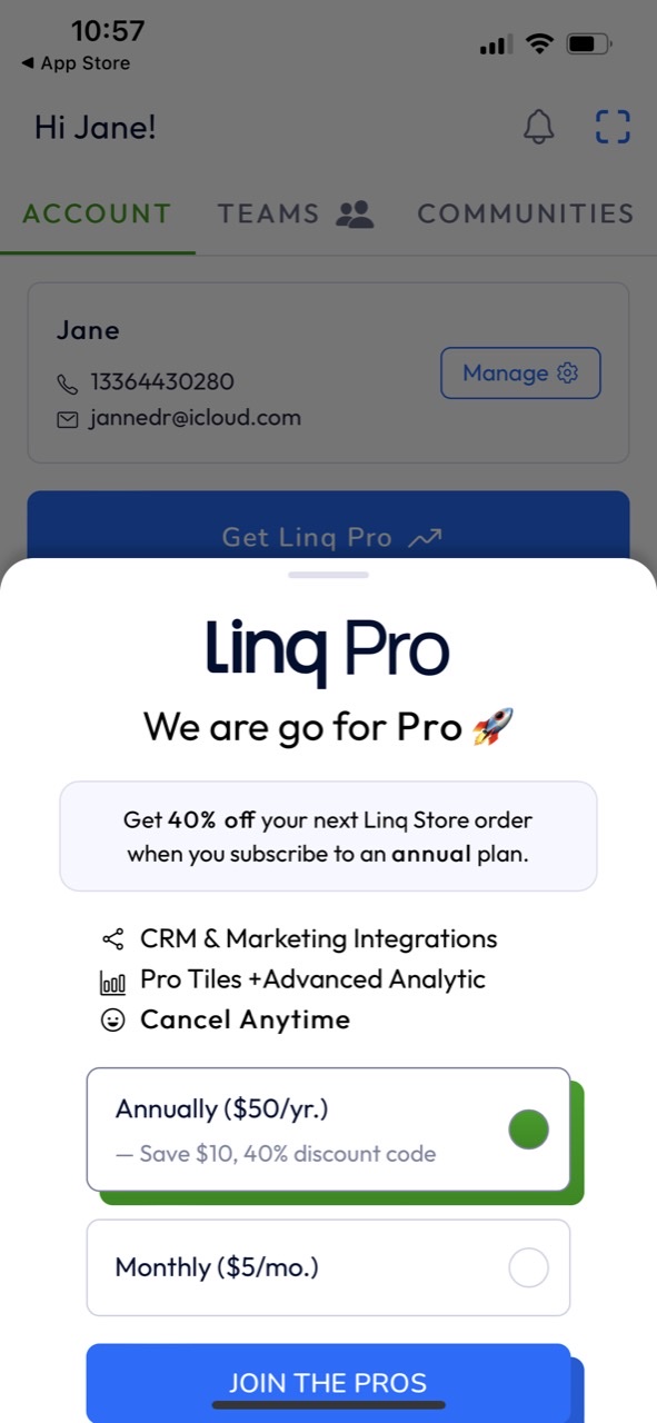 Linq - Digital Business Card