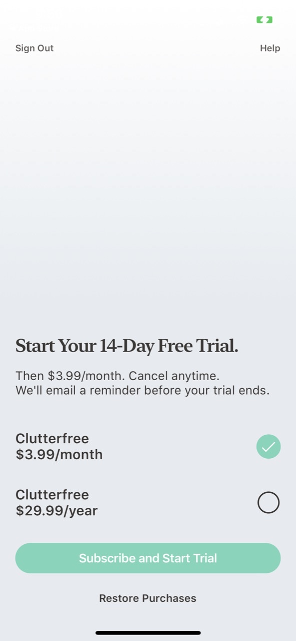 Clutterfree