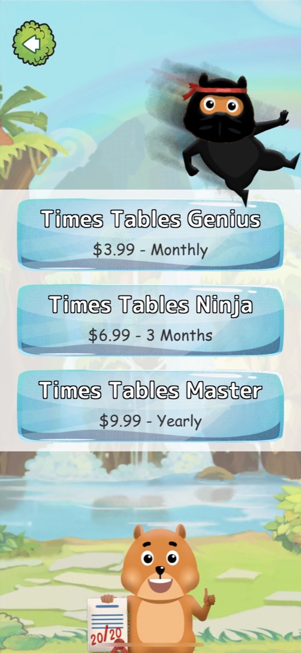 Multiplication: Times Tables x