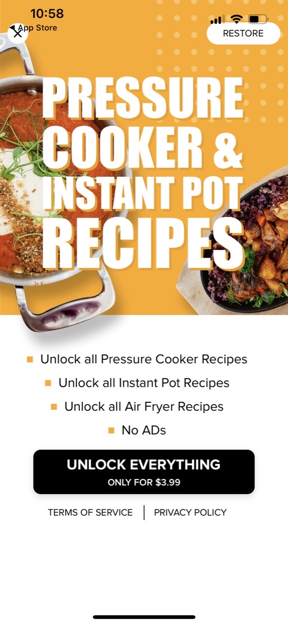 Insta Pressure Cooker Recipes