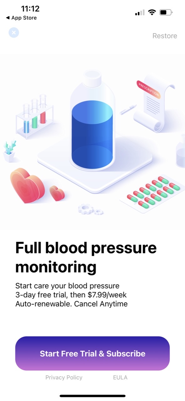 Tonome: Blood Pressure Monitor