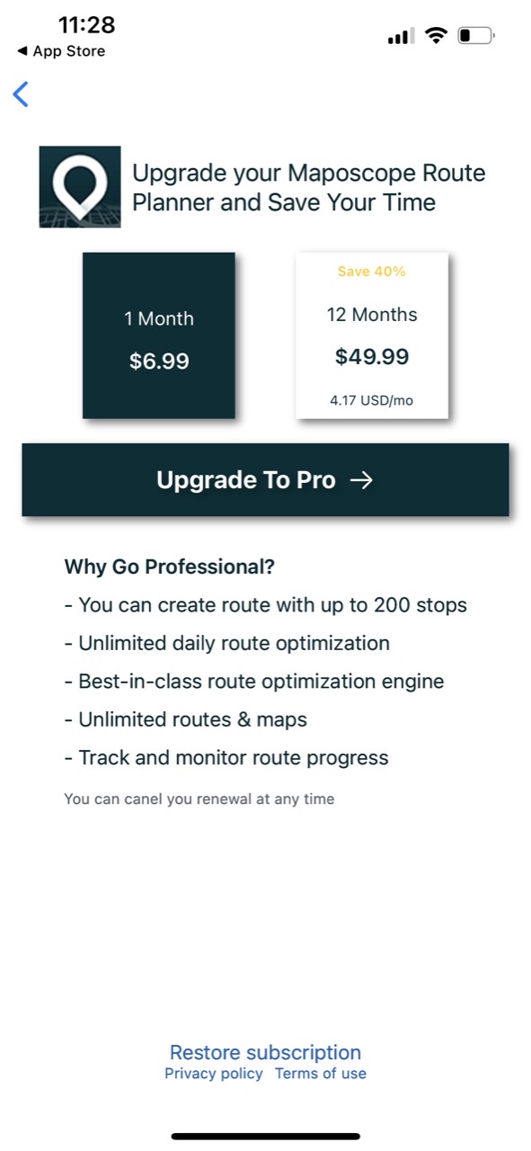 MapoScope Fast Route Planner