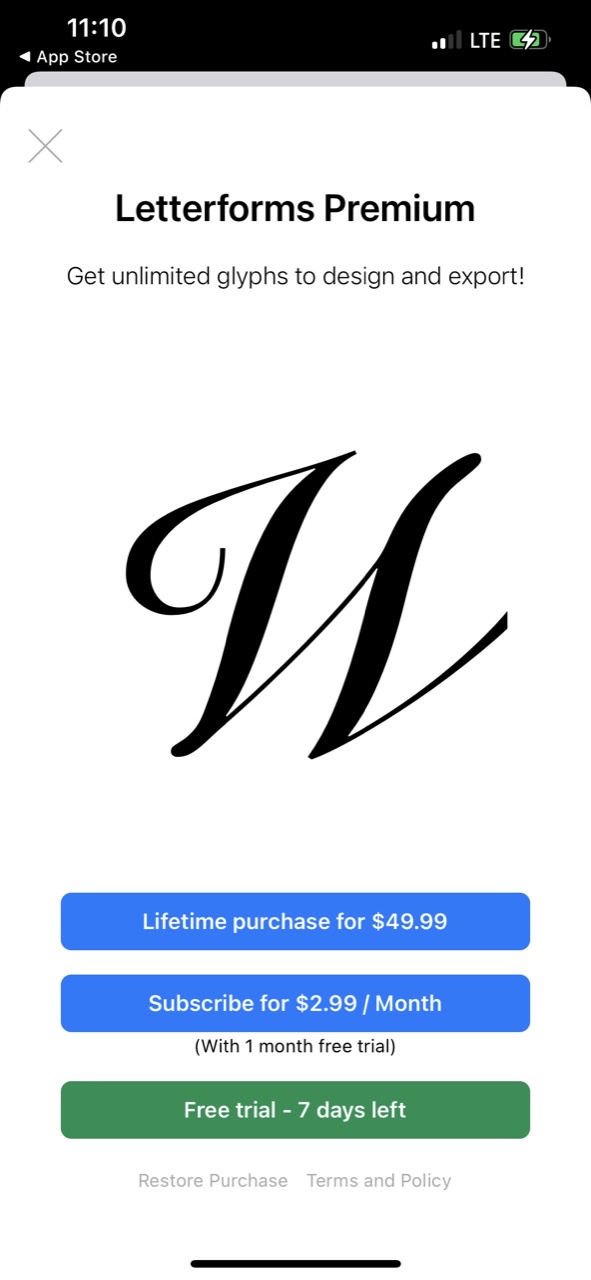 Letterforms - Font Maker