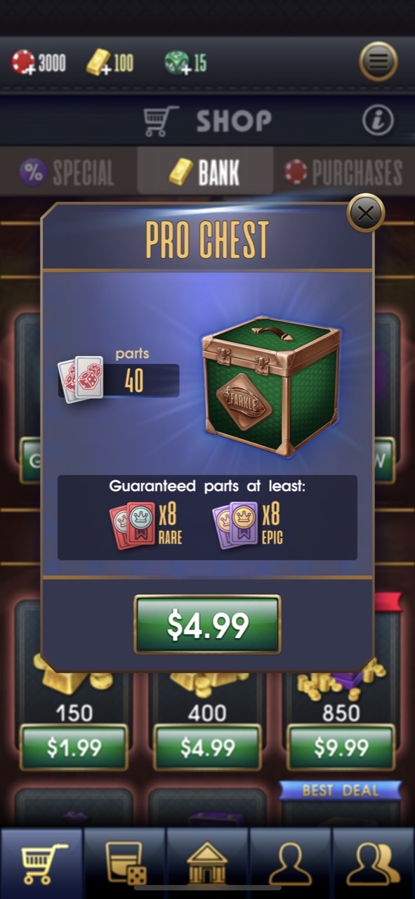Farkle online -10000 Dice Game
