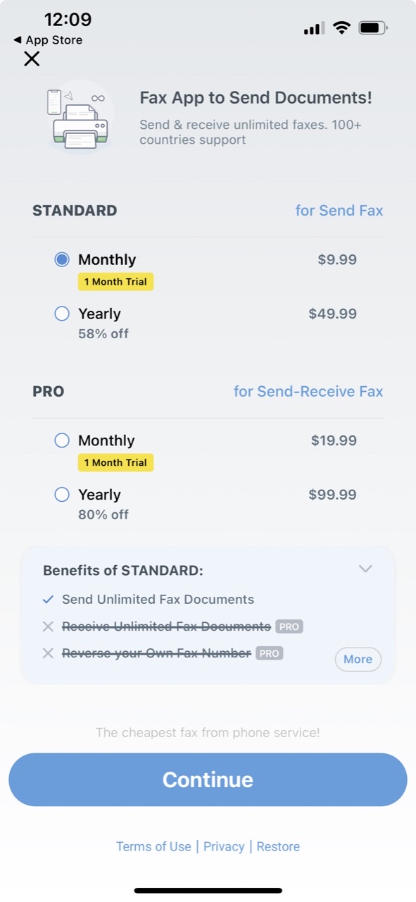 Fax App to Send Documents