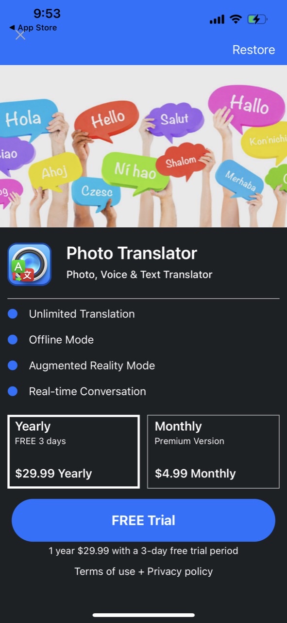 Photo Translator : Voice, Text