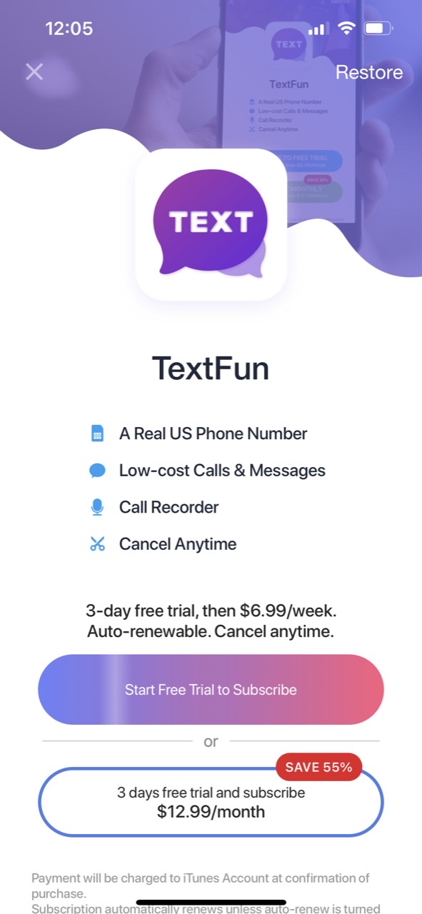 Text App: Wifi Calling+Texting
