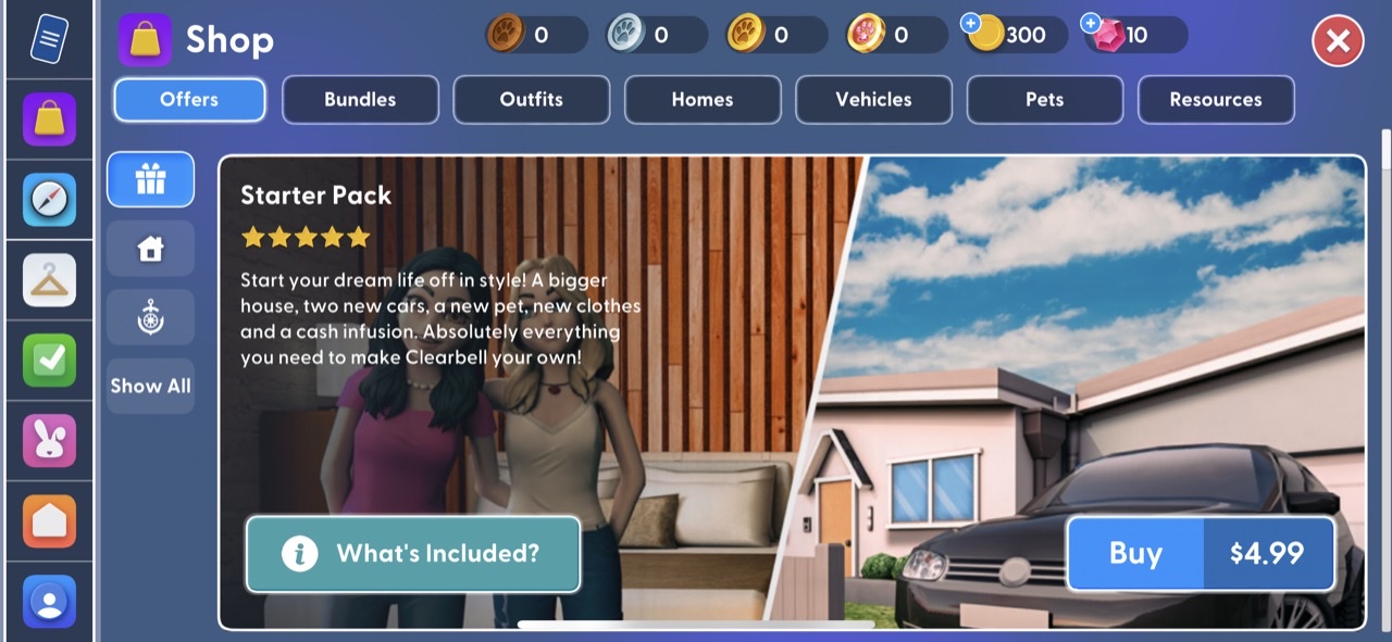 Virtual Sim Story: Life & Home