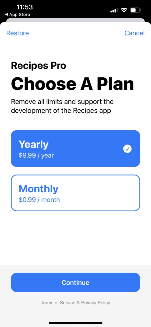Recipes - Recipe Manager