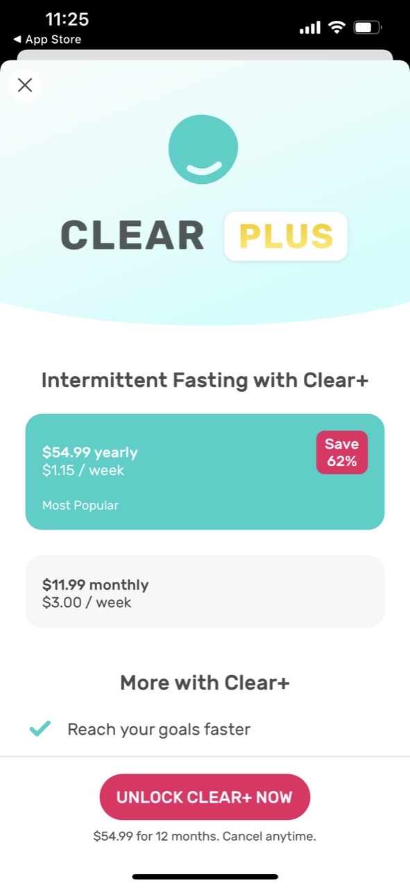 Intermittent Fasting - Clear