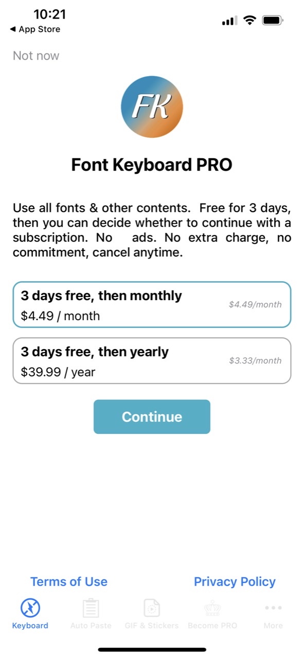 Font Keyboard - Best of Fonts