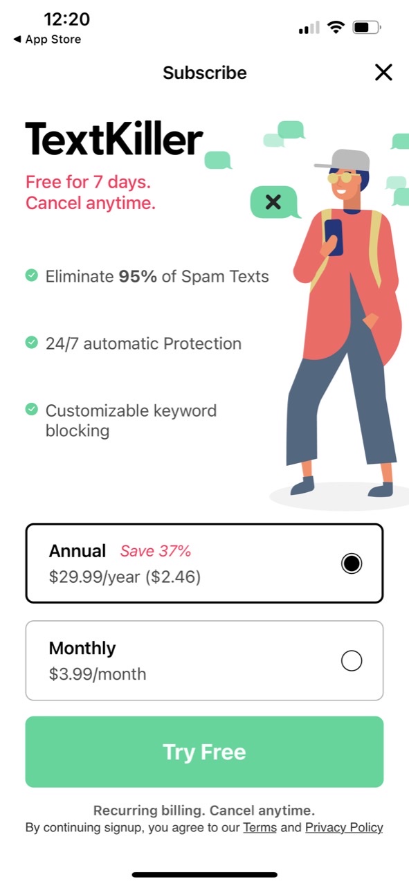 Textkiller - Spam Text Blocker