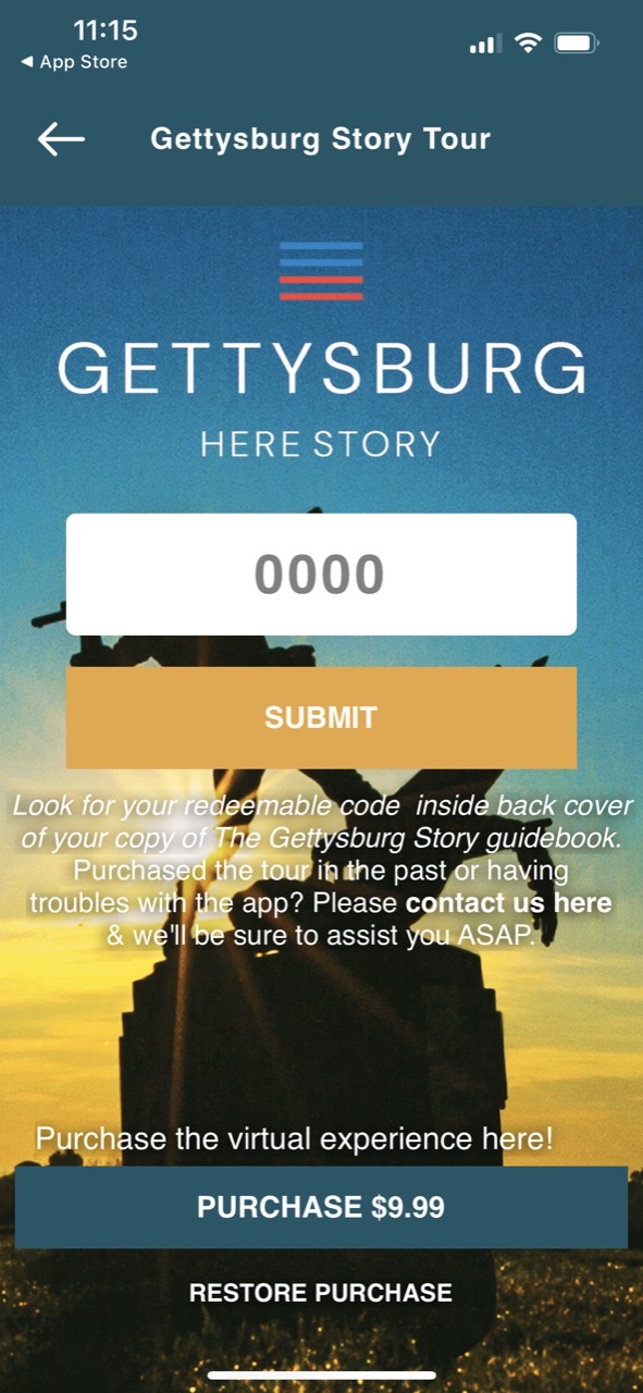 HereStory Gettysburg Auto Tour