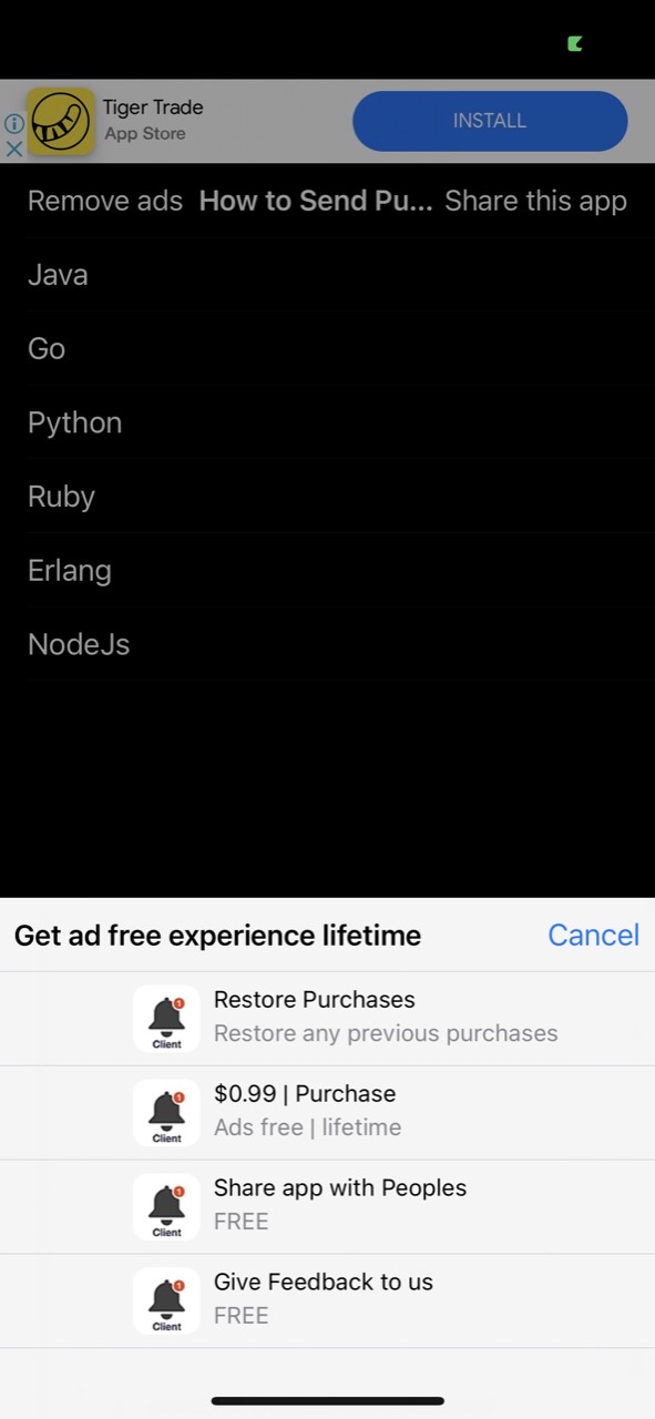 Push Notification - Client