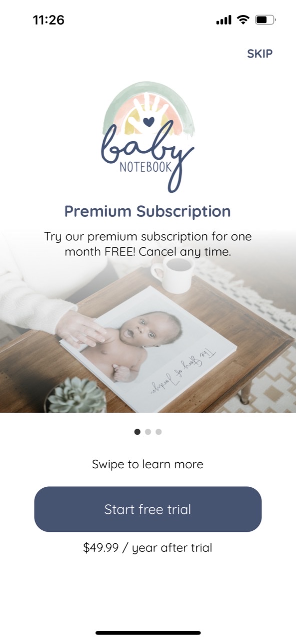 Baby Notebook - Photo Book