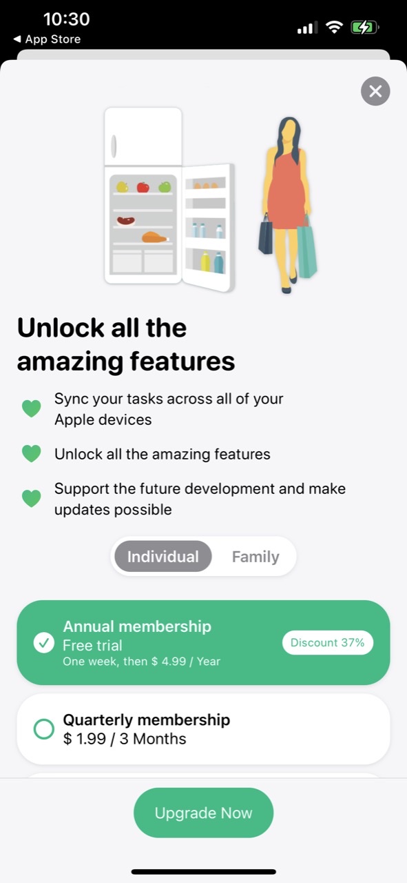 Freshy • Groceries Tracker