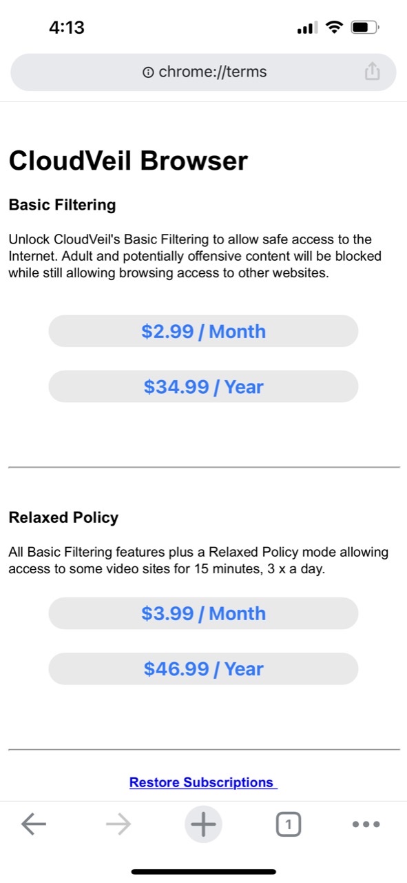 CloudVeil Browser