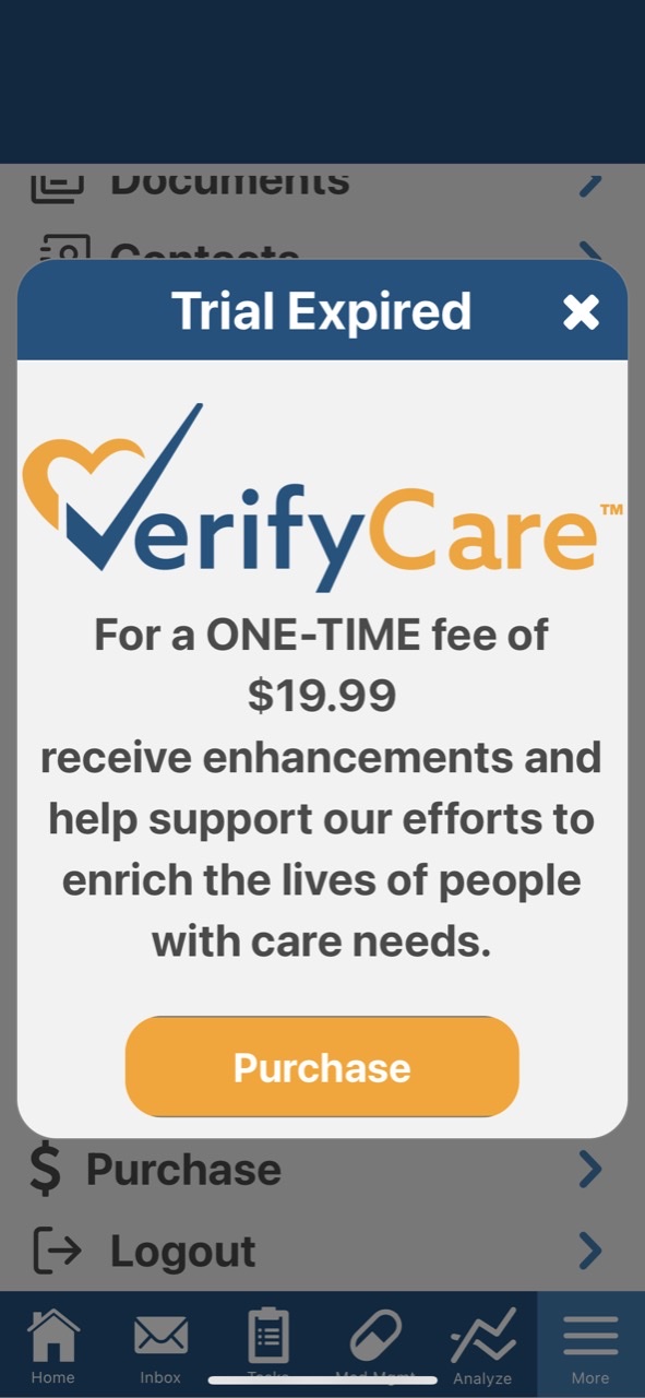 VerifyCare | Caregiving App