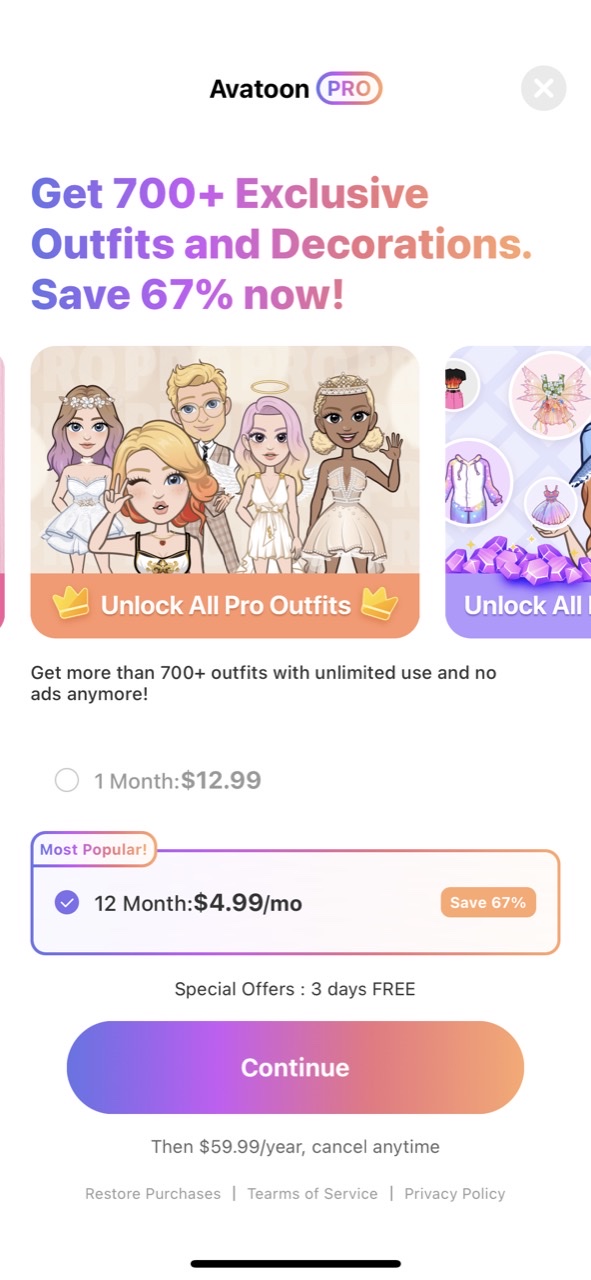 Avatoon: Avatar Creator, Emoji
