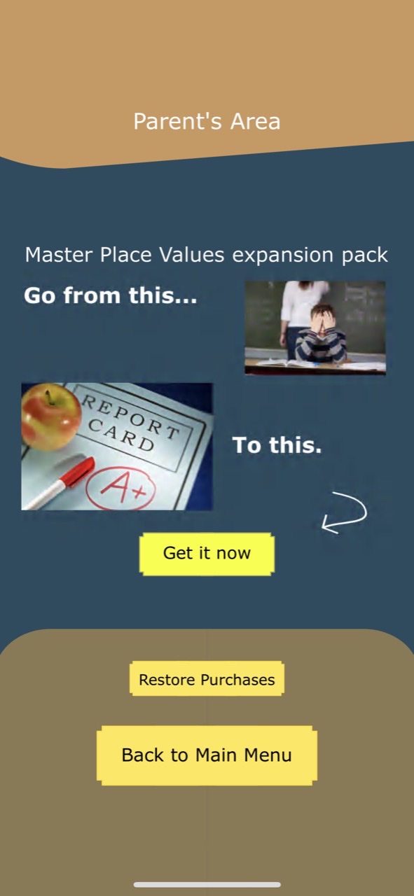 Number Place Value Math Game