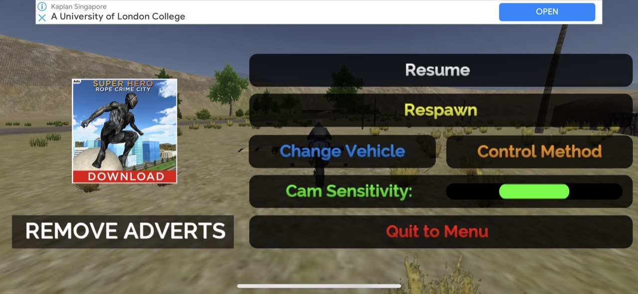 Flying Motorbike Simulator