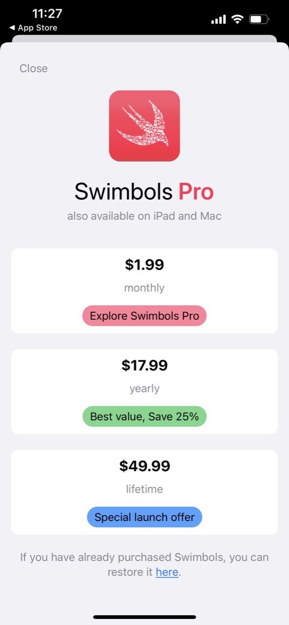 Swimbols