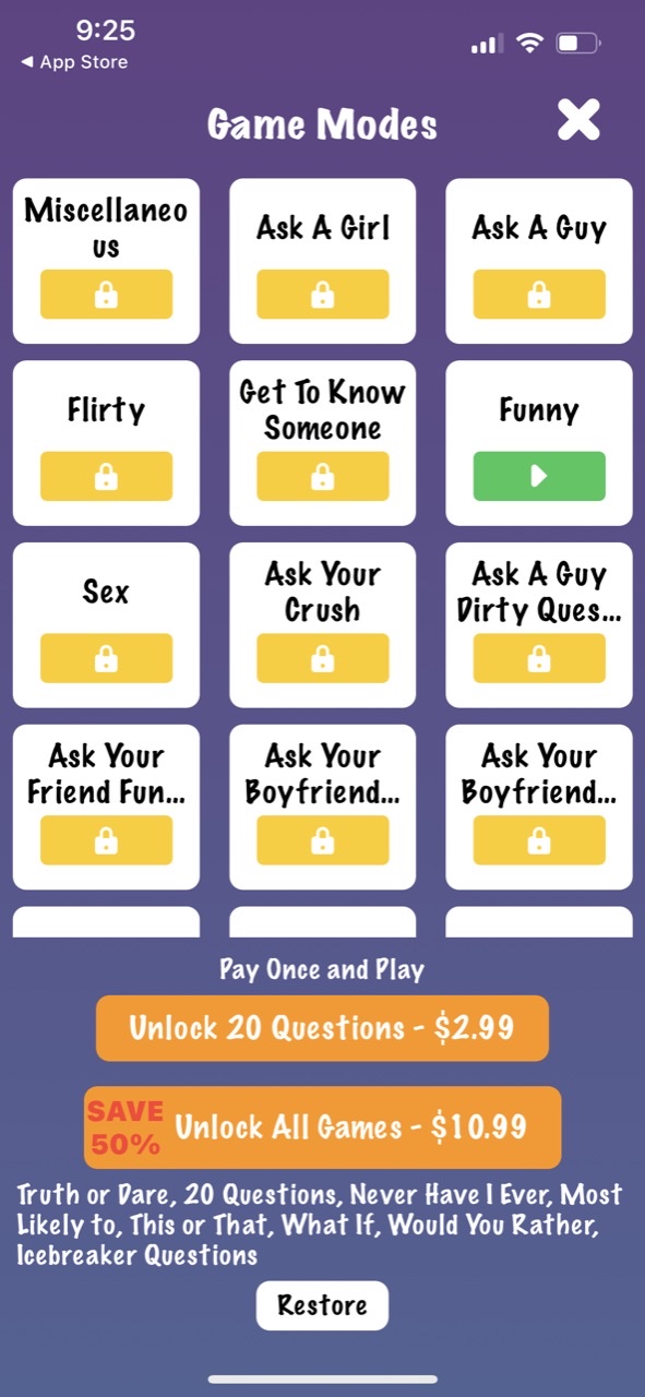 21 Questions - Party Games 18+