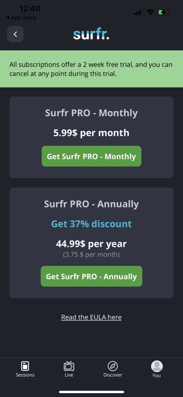 The Surfr. App