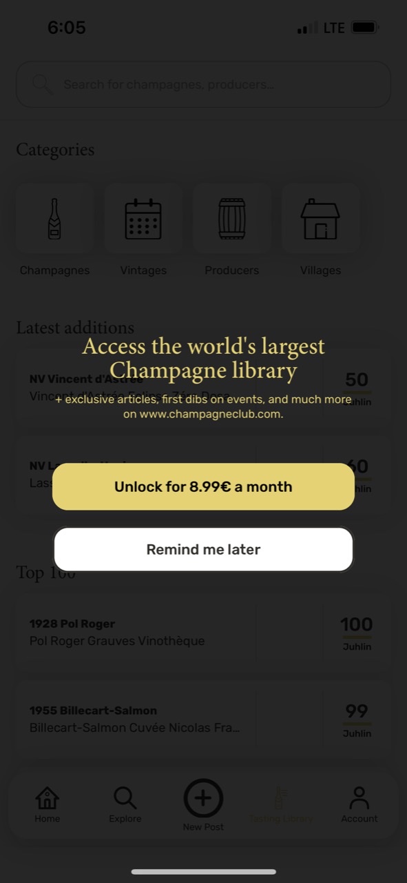 Champagne Club!