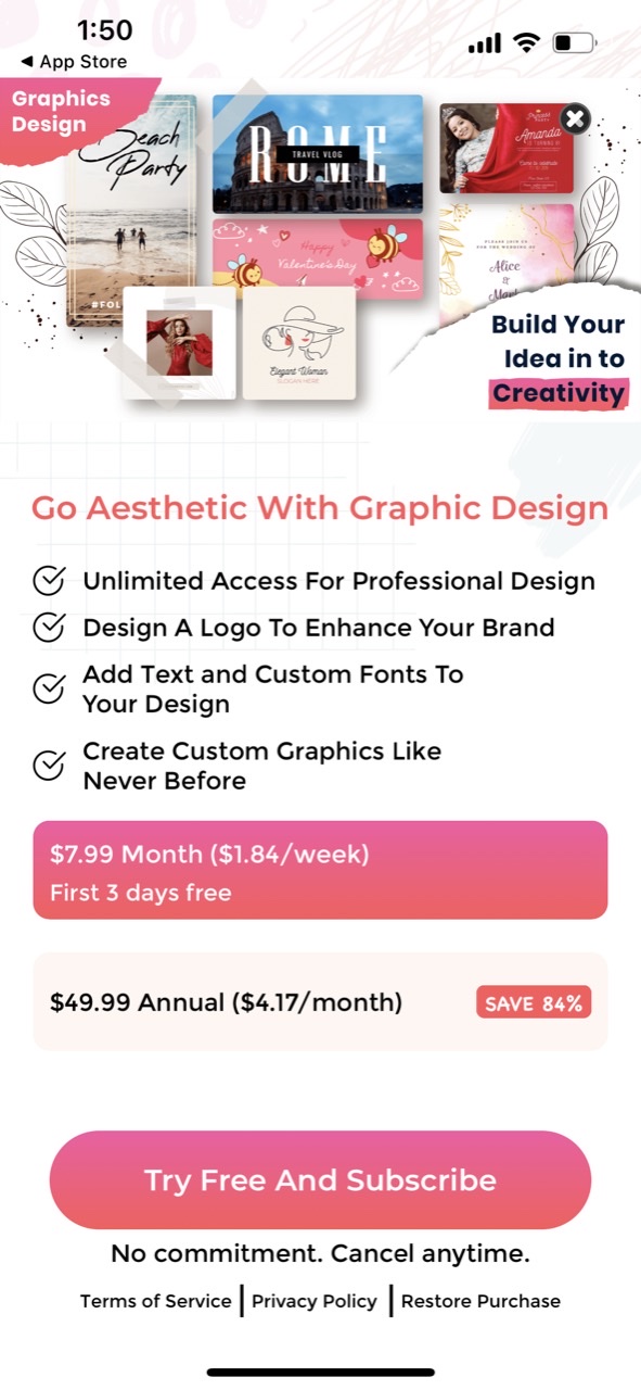 Graphic Design & Logo Creator.