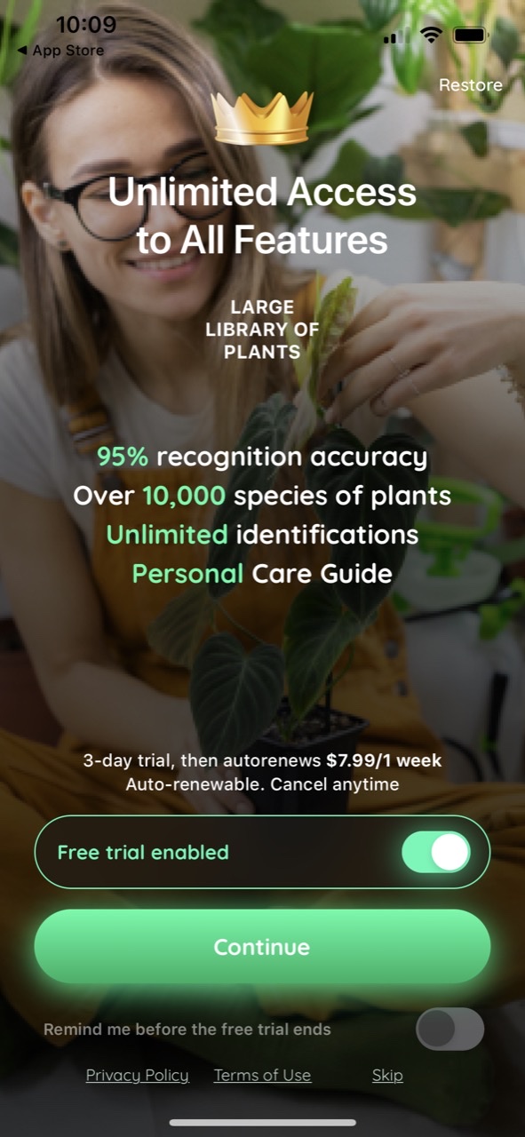 PlantMe: Plant Identifier+Care
