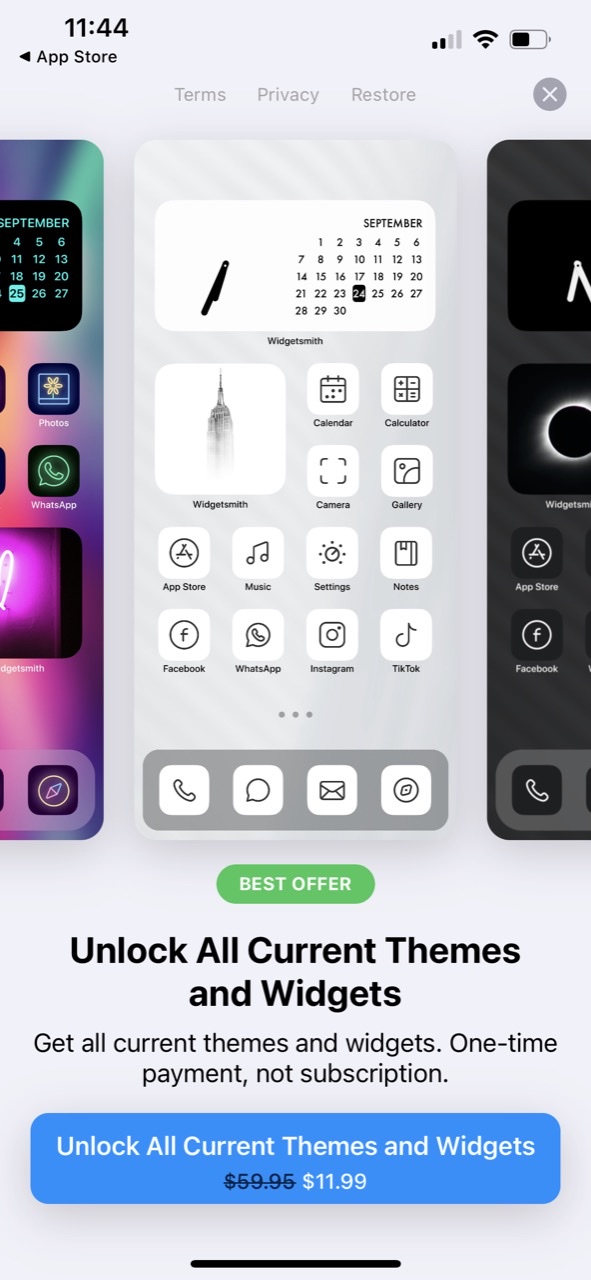 Themes: Widget, Icons Packs 15