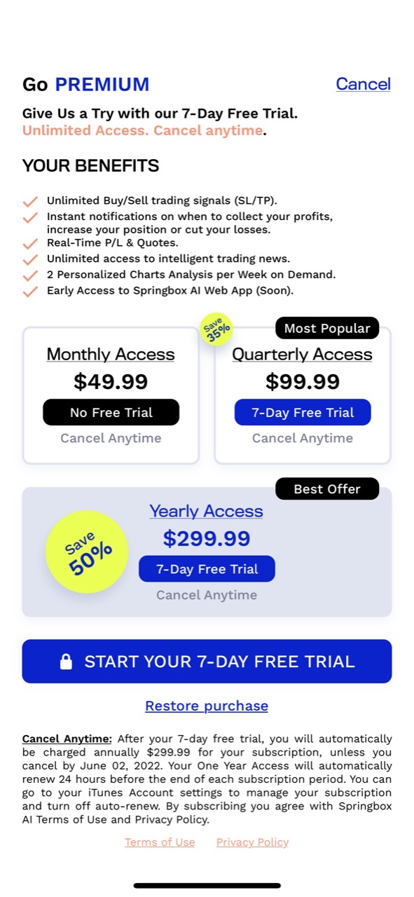 Stock Market AI by Springbox