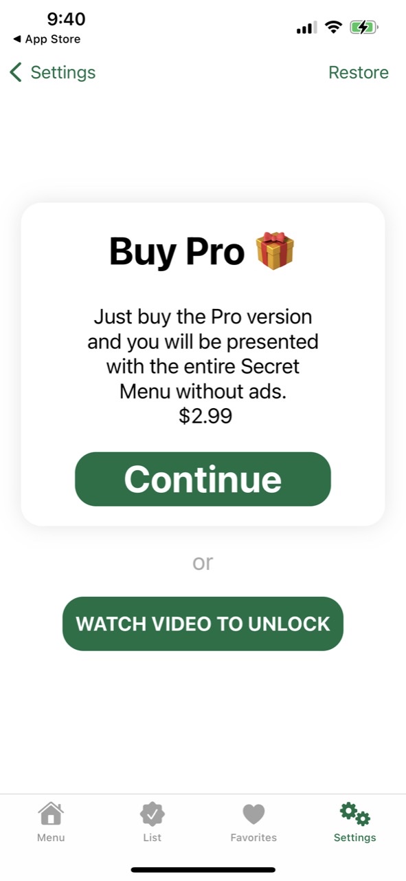 Starbucks secret menu!