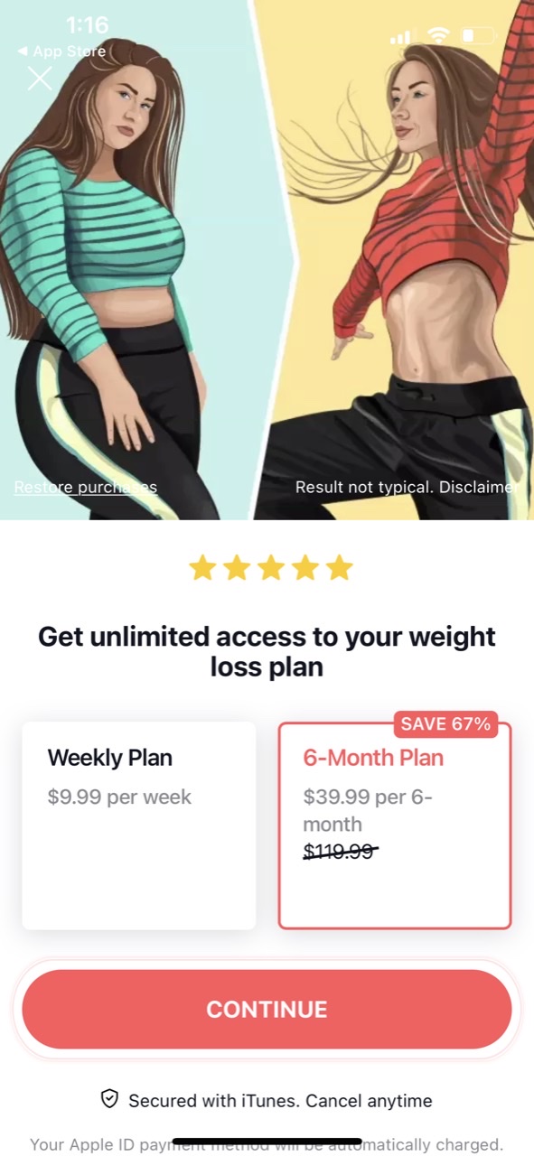 Organic Dance: Weight Loss App