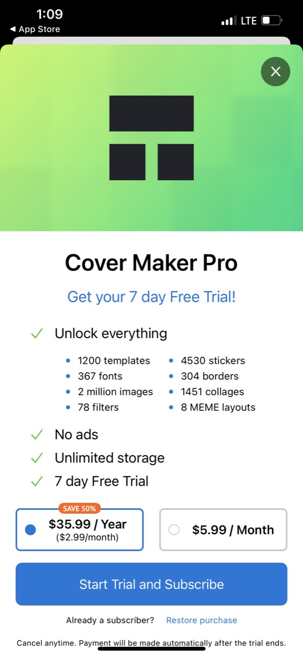 Cover Creator, Cover Maker, FB