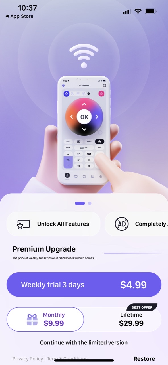 Universal Remote: TV Control・