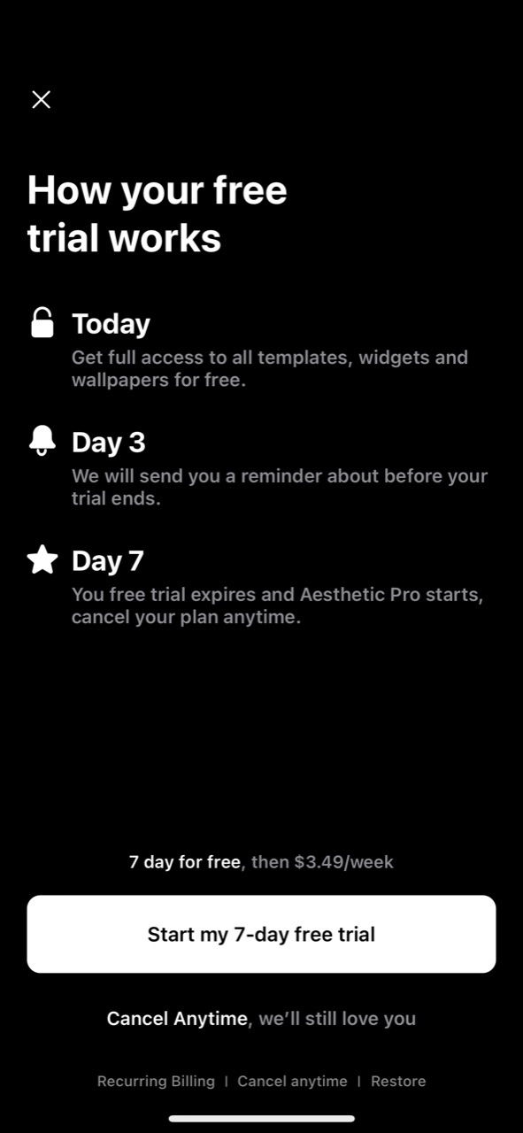 Aesthetic: App icons & Widgets