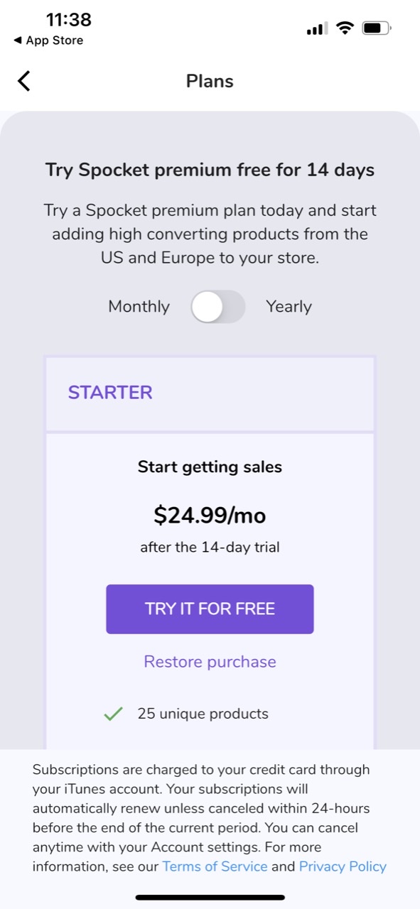 Spocket - Dropshipping