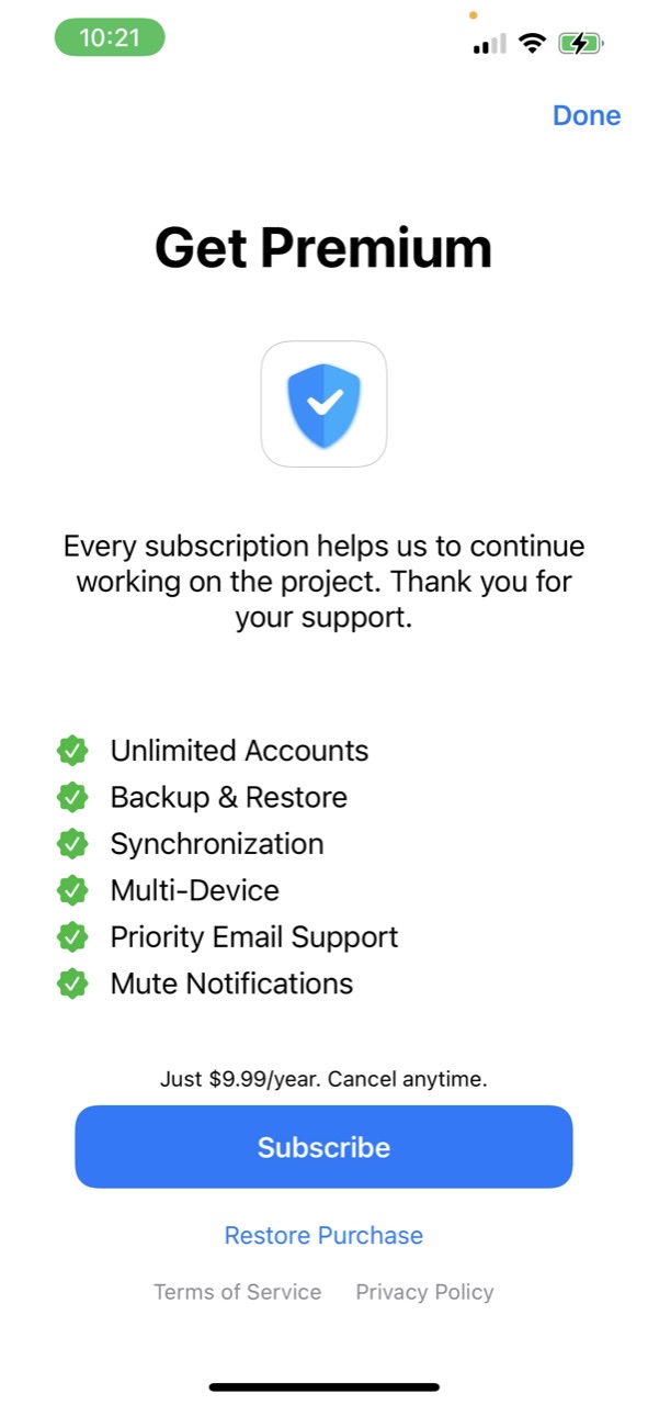 Authenticator App