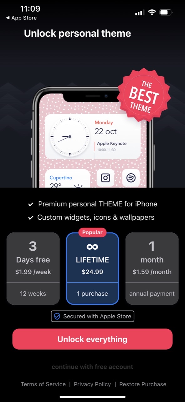Widgetarium: Icons & Widget