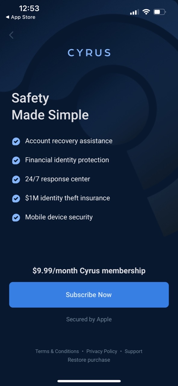 Cyrus Identity by Malwarebytes
