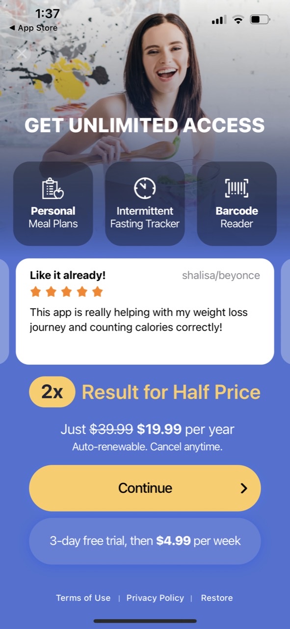 HitMeal Calorie & Food Tracker