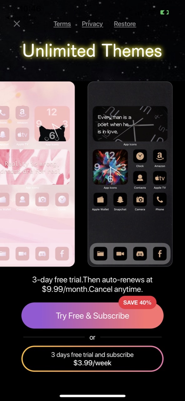 Themes-Wallpaper&Icon Changer