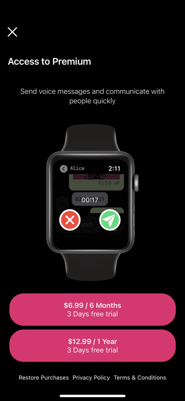 WatchsApp - Chat for Watch